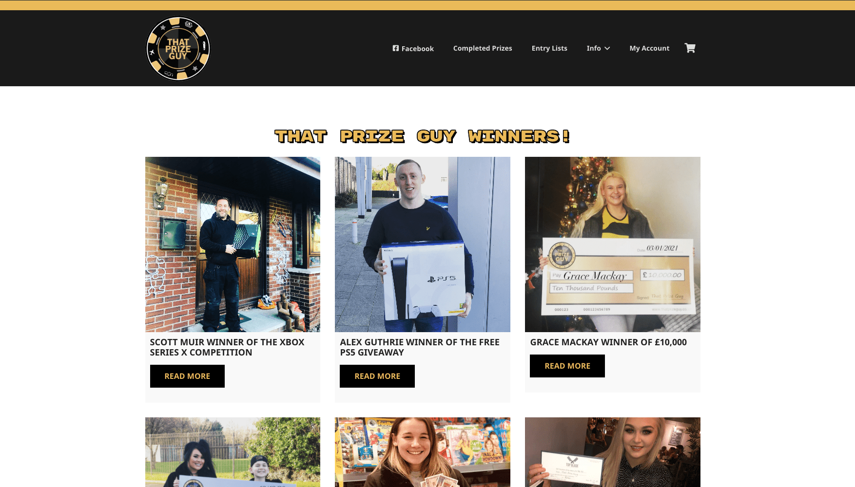 That Prize Guy | getfound - Belfast Website Development